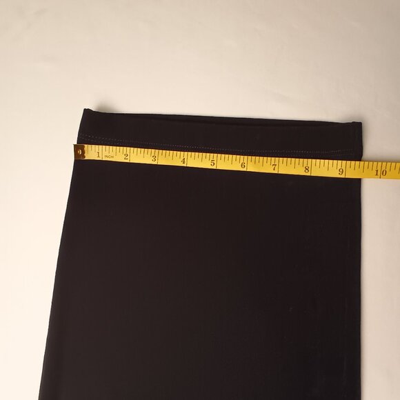 Chico's Travelers Knit Wide Leg Pants Size XL/16 Short High Rise Black Color - Picture 9 of 9